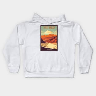 Death Valley National Park Vintage Travel  Poster Kids Hoodie